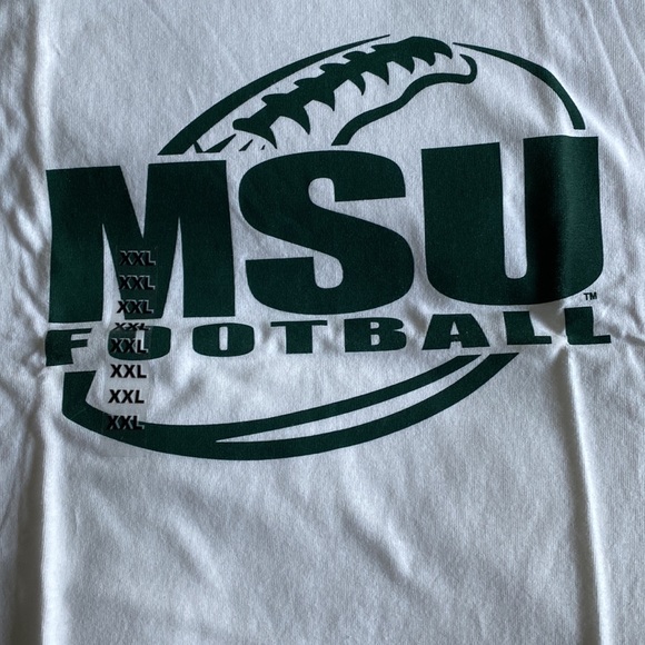 Vintage Michigan State 🏈 T-Shirt NWT - Picture 2 of 5